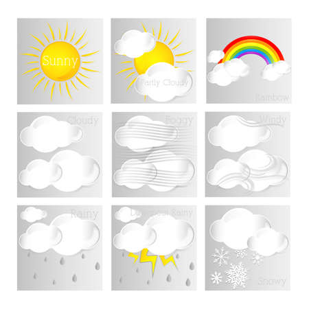 Weather Conditionのイラスト素材