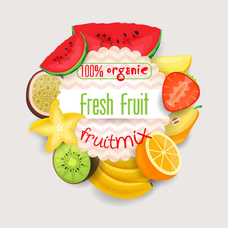 fruitsのイラスト素材