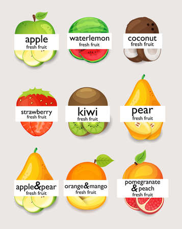 fruitsのイラスト素材