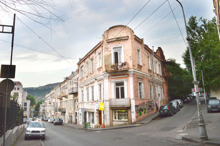 Corner in Tibilisi, Georgiaのeditorial素材