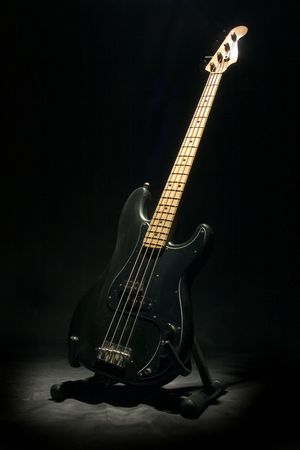 bass guitarの写真素材