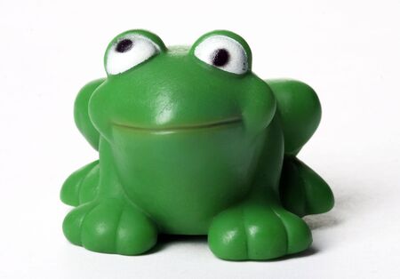 happy green frogの写真素材