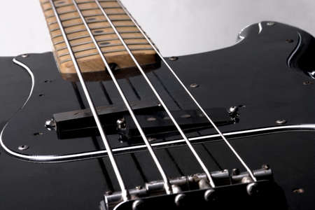 wires of bass guitarの写真素材