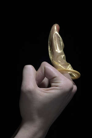 protect middle fingerの写真素材