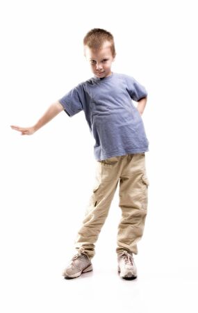 boy is tallの写真素材