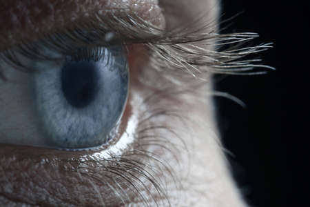 Eye closeup in blueの写真素材
