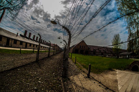 Auschwitz Concentration Campのeditorial素材