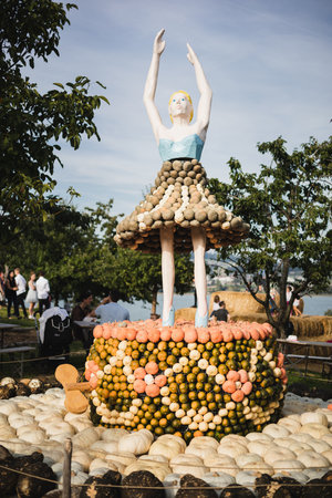 Musical themes with pumpkins - Zurich, Switzerlandのeditorial素材