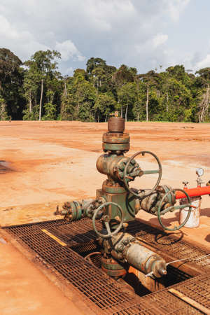 Oil & gas operations, Gabonの写真素材