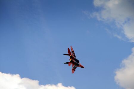 The flying Russian warplane fighter