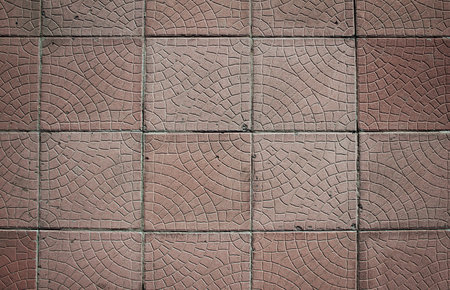 Background of stone floor texture. Paving stones, the road is paved with tiles.