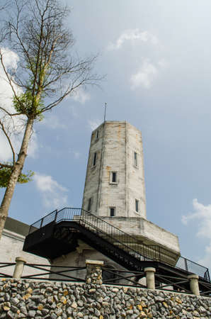 Castle tower in thailandのeditorial素材