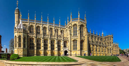 st. George's Chapel at Windsor Castle. Englandのeditorial素材