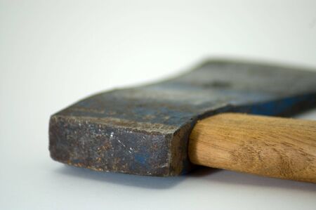Hatchet Close-Upの写真素材