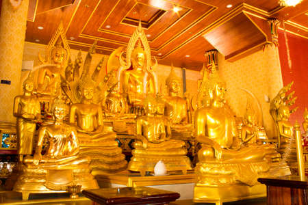 Buddha statue of thai templeの写真素材