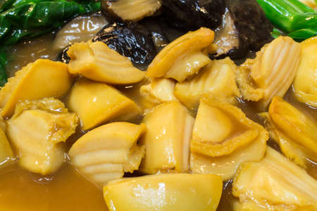 Abalone  cook for food Chinese styleの写真素材