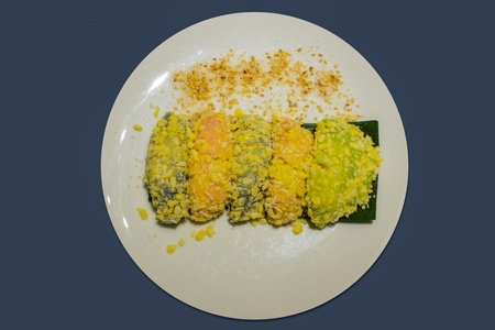 Thai sweet many colorの写真素材