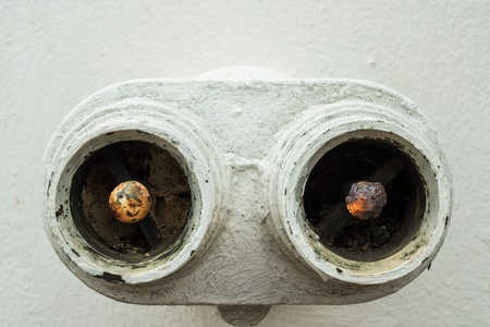 Water pipe is old for repairの写真素材