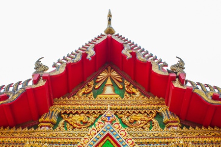 Art roof of Thai temple  is  WAT SOI THONG  in Thailandの写真素材