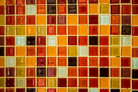 Crytal is many color on wallの写真素材