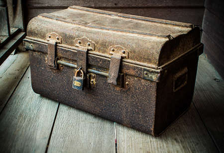 Box is rust for vintageの写真素材