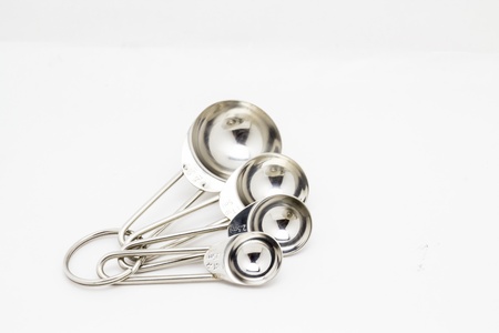 Measuring spoon utensil for kitchenの写真素材