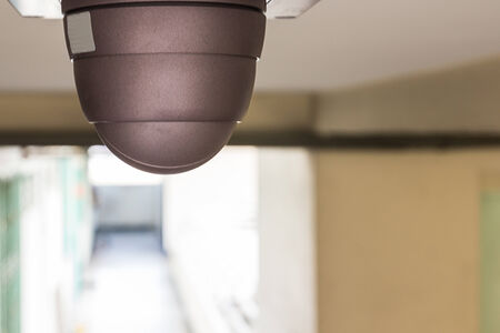 CCTV in condominiun in front of rooms