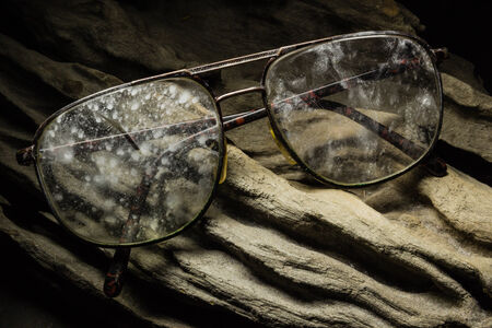 Still Life Glasses on woodの写真素材