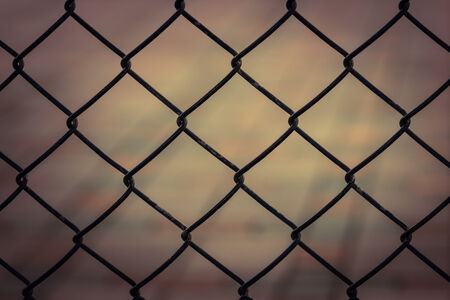 Metal fence vintage background.の写真素材