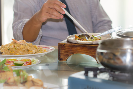 Chinese food restaurantの写真素材