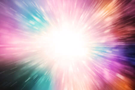 Light effect motion colorful backgroundの写真素材