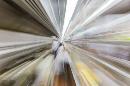 motion blur chef in kitchenの写真素材