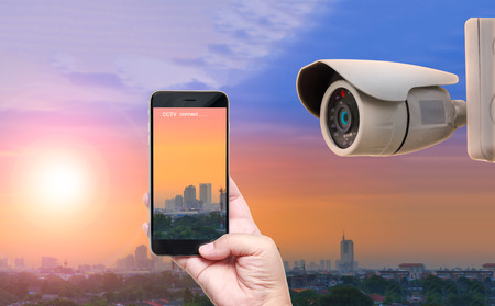 CCTV security camera real time connect with mobile