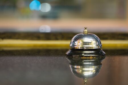 Restaurant bell vintage with bokeh