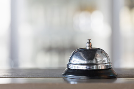 Restaurant bell vintage with bokeh