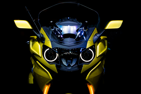 2018 BMW K1600 Grand America, motor show, Bangkok, Thailand -02 Apr 2018のeditorial素材