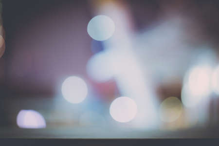 Bokeh abstract background from blurred lightingの写真素材