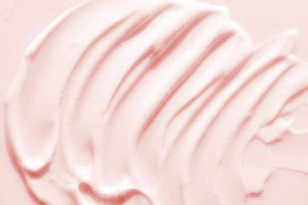 Texture of cosmetic cream, closeup abstract backgroundの写真素材
