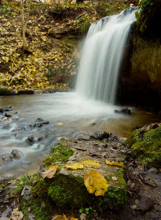 Waterfall near Sigulda  Latvia の写真素材