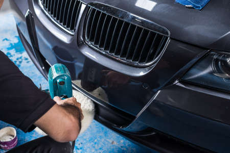 Car polishing series : Polishing blue car