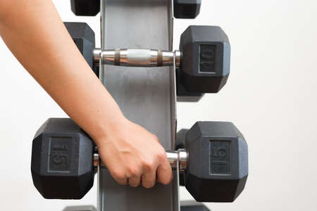 Exercise series : Picking up dumbbell