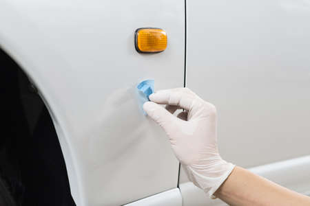 Car detailing series : Glass coatingの写真素材