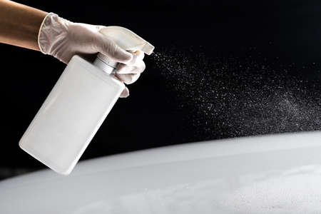 Car detailing series : Spray on cleanerの写真素材