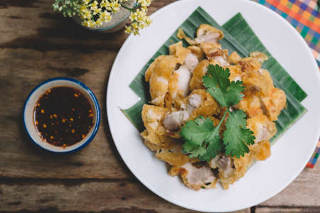 Food series: Batter-fried pork, Thai styleの写真素材