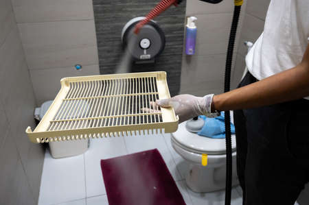 Pandemic series: Disinfect exhaust fan cover with hot steam