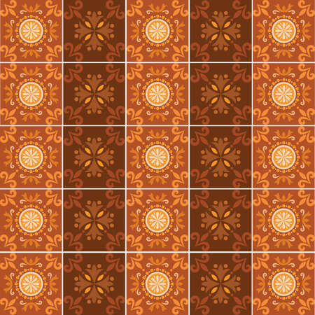 Vector vintage  engraving with retro ornament Vectorのイラスト素材