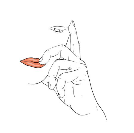 Thinking actionのイラスト素材