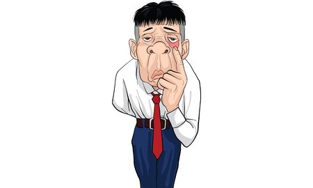 man in action ,vectorのイラスト素材