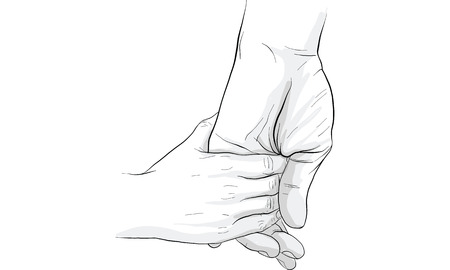 hand action vectorのイラスト素材