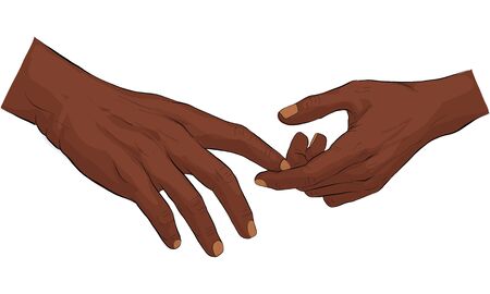 Hand action vectorのイラスト素材